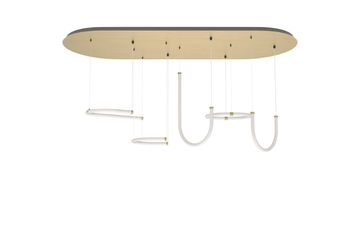 UNSEEN - LED brass adn piolycarbonate pendant lamp by Petite Friture - view 3